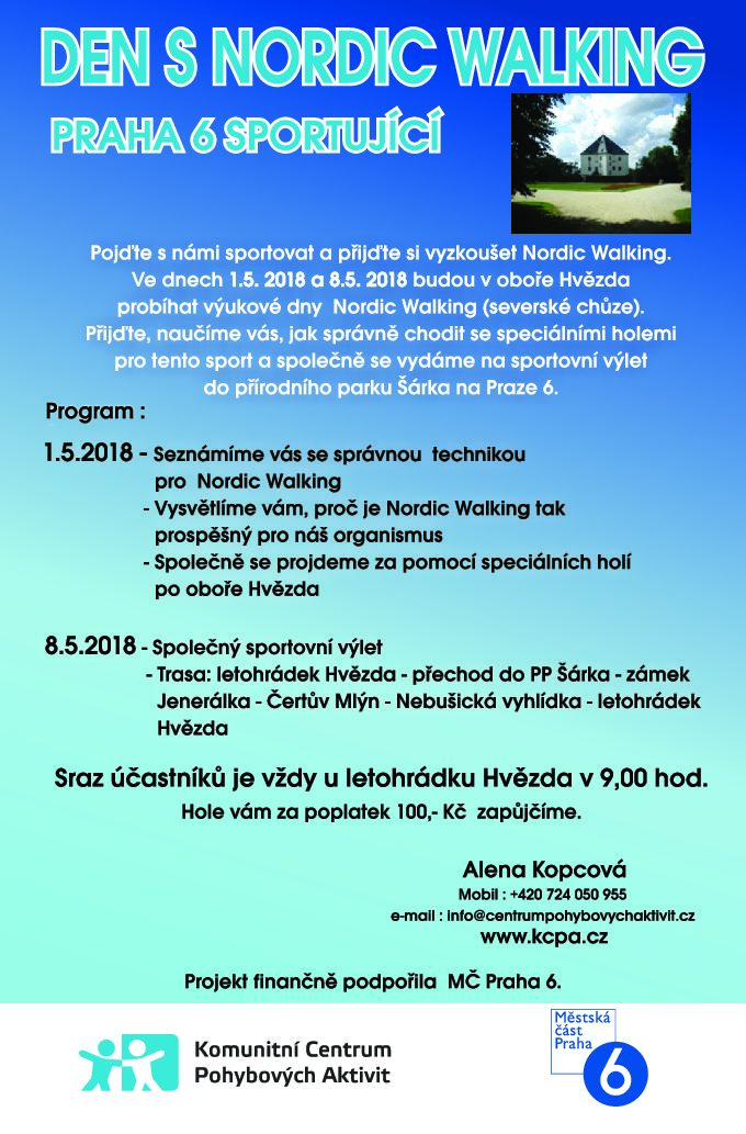 Den s Nordic Walking – 1. a 8.května